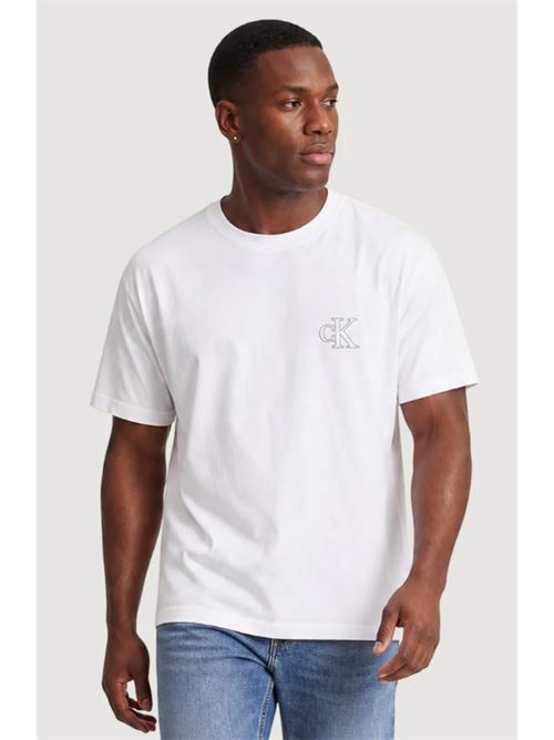 ss 30s jersey easy monogram puff CALVIN KLEIN JEANS | LV04RG220GYAF
